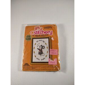 Sunset Designs Jiffy Fill Each Day With Music Mouse Stitchery Kit New #617